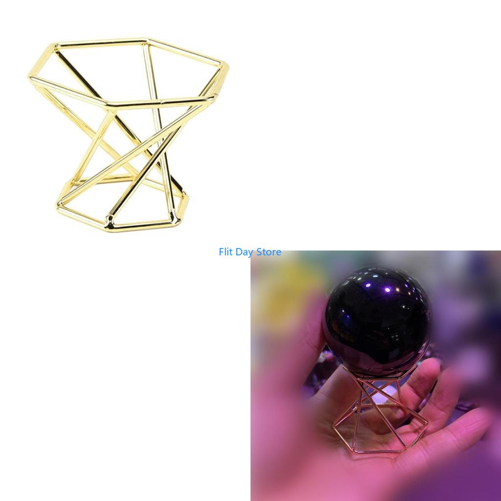 Lens Ball Crystal - F92C metalowy stojak na szklaną soczewkę