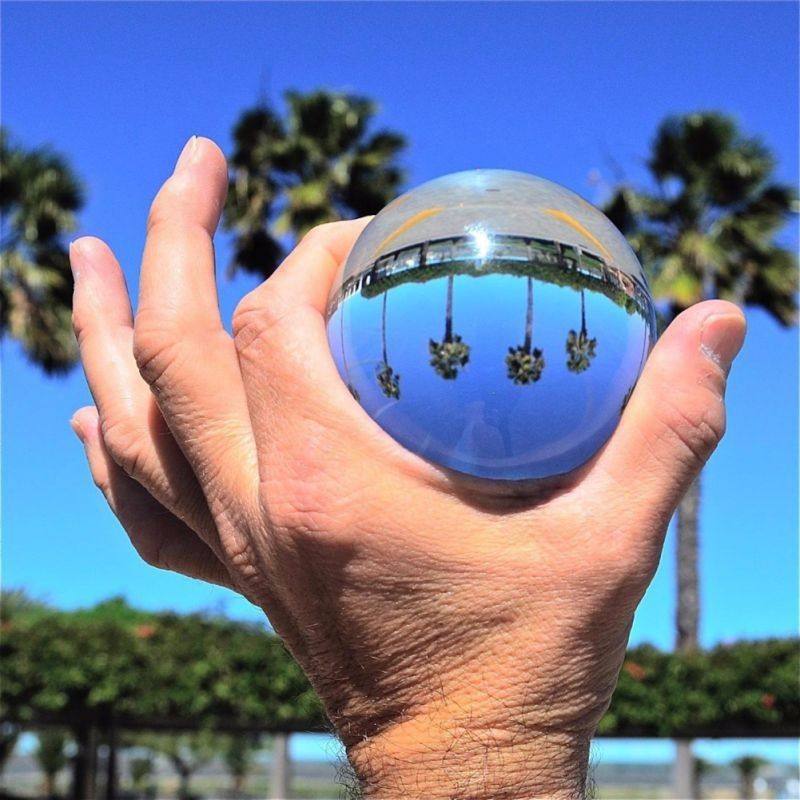 Lens Ball Crystal - Kryształowa Kula 3 cm Rekwizyt Fotograficzny
