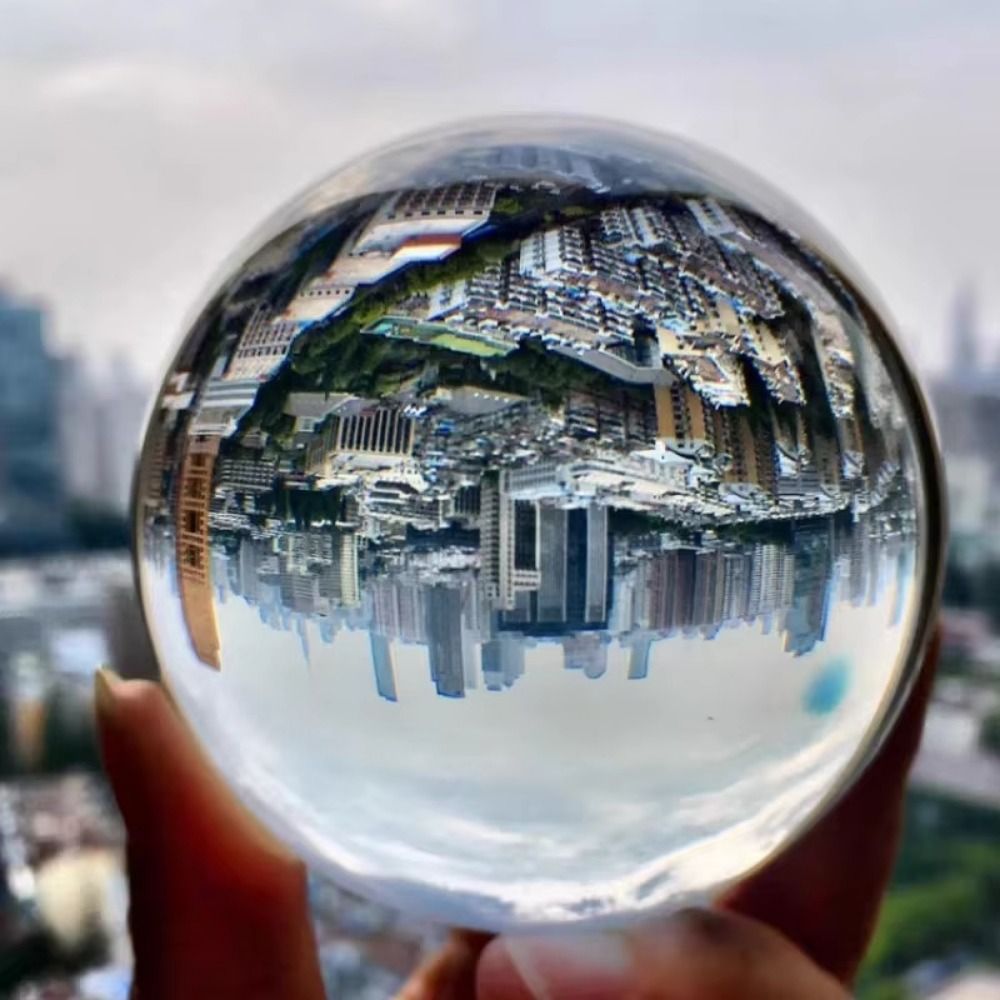 Lens Ball Crystal - Okrągła kryształowa szklana kula do dekoracji
