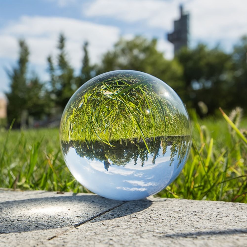 Lens Ball Crystal - Kreatywna Okrągła Kryształowa Szklana Kula Ultra