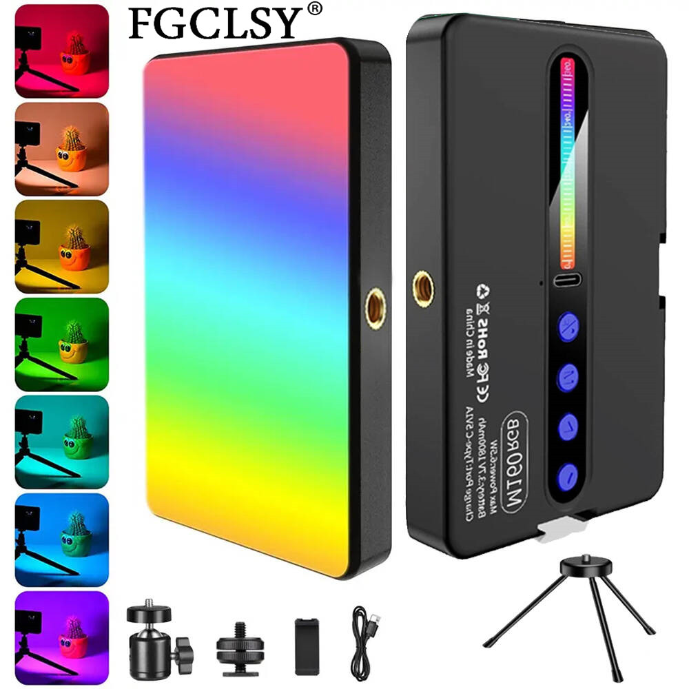 Video Led Light Panel - Zestaw oświetlenia LED RGB do kamery,