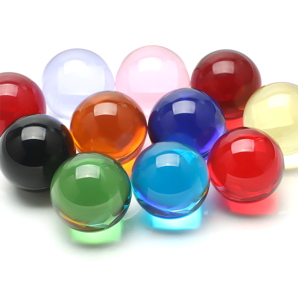 Lens Ball Crystal - 30mm kryształowa szklana kula przezroczyste koraliki