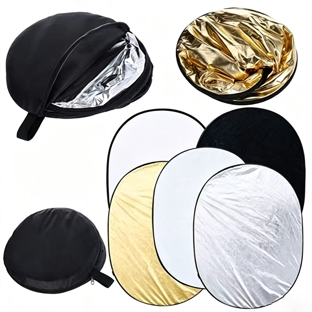 Reflector 5 In 1 - Przenośny, składany reflektor fotograficzny 5 w