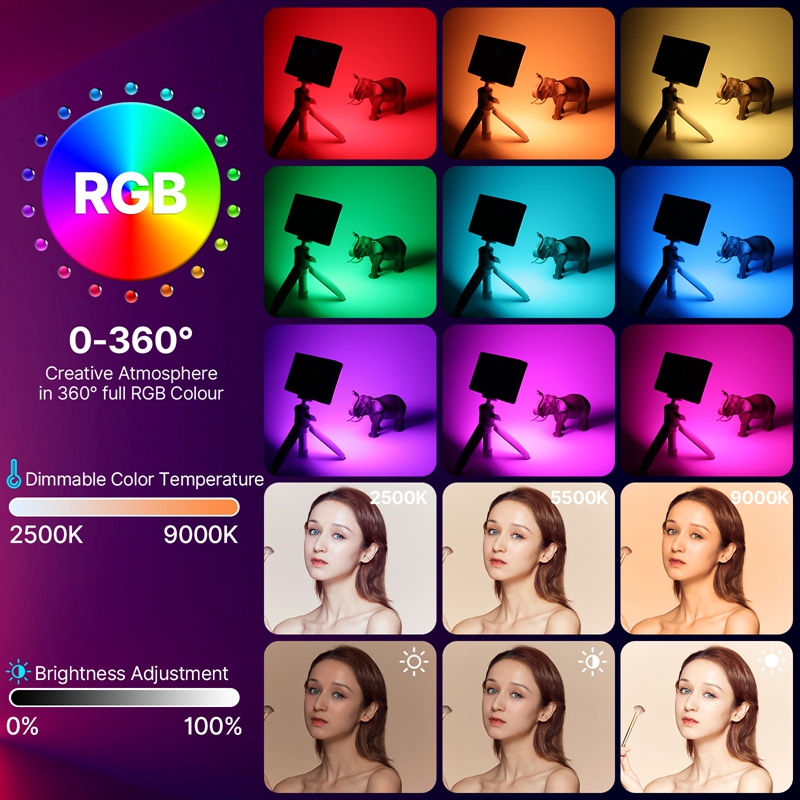 ULANZI LT002 RGB Lampa Wideo,  – Video Led Light Panel recenzja i cena