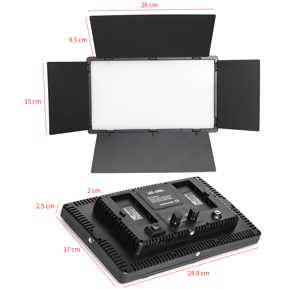 U800 LED Photo Studio Light dl – Video Led Light Panel recenzja i cena