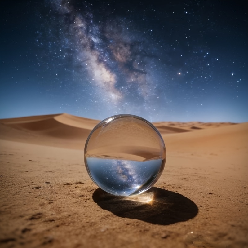 Przezroczysta kryształowa kula – Lens Ball Crystal recenzja i cena