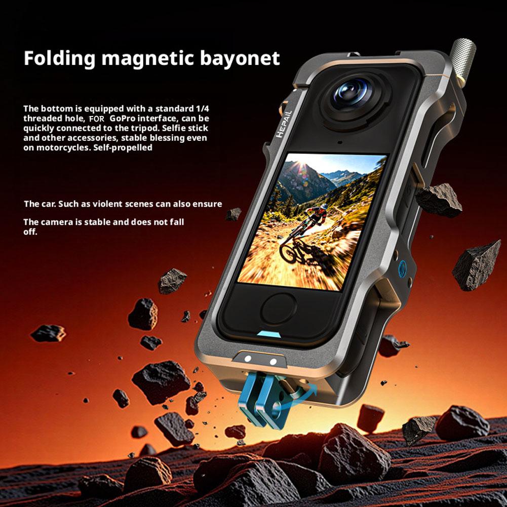 Metalowa klatka ochronna ze st – Insta360 Camera X4 recenzja i cena