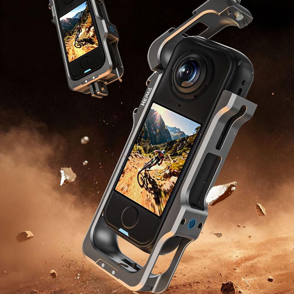 Metalowa klatka ochronna ze st – Insta360 Camera X4 recenzja i cena