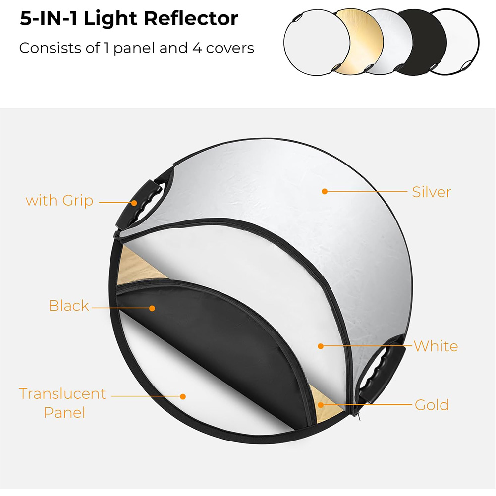Reflektor fotograficzny MYOBO, – Reflector 5 In 1 recenzja i cena