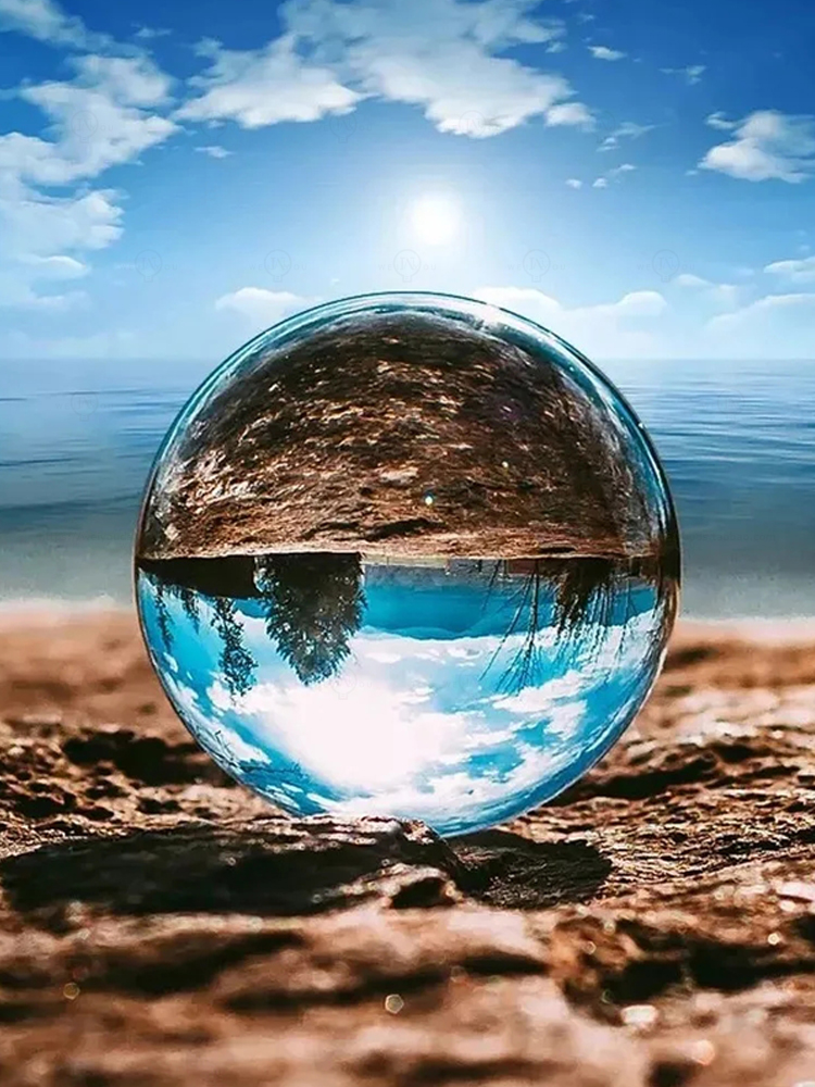Kryształowa kula szklana z prz – Lens Ball Crystal recenzja i cena